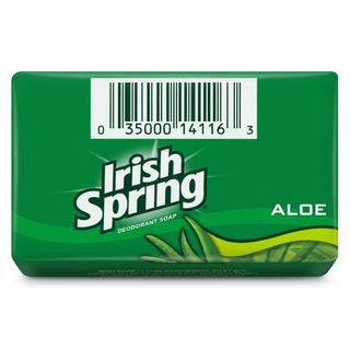 irish spring aloe deodorant soap bar fresh cleansing body soap 3.75oz 104.8g