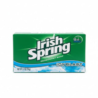 irish spring icy blast deodorant soap cooling cleansing bar fresh body soap 3.7oz