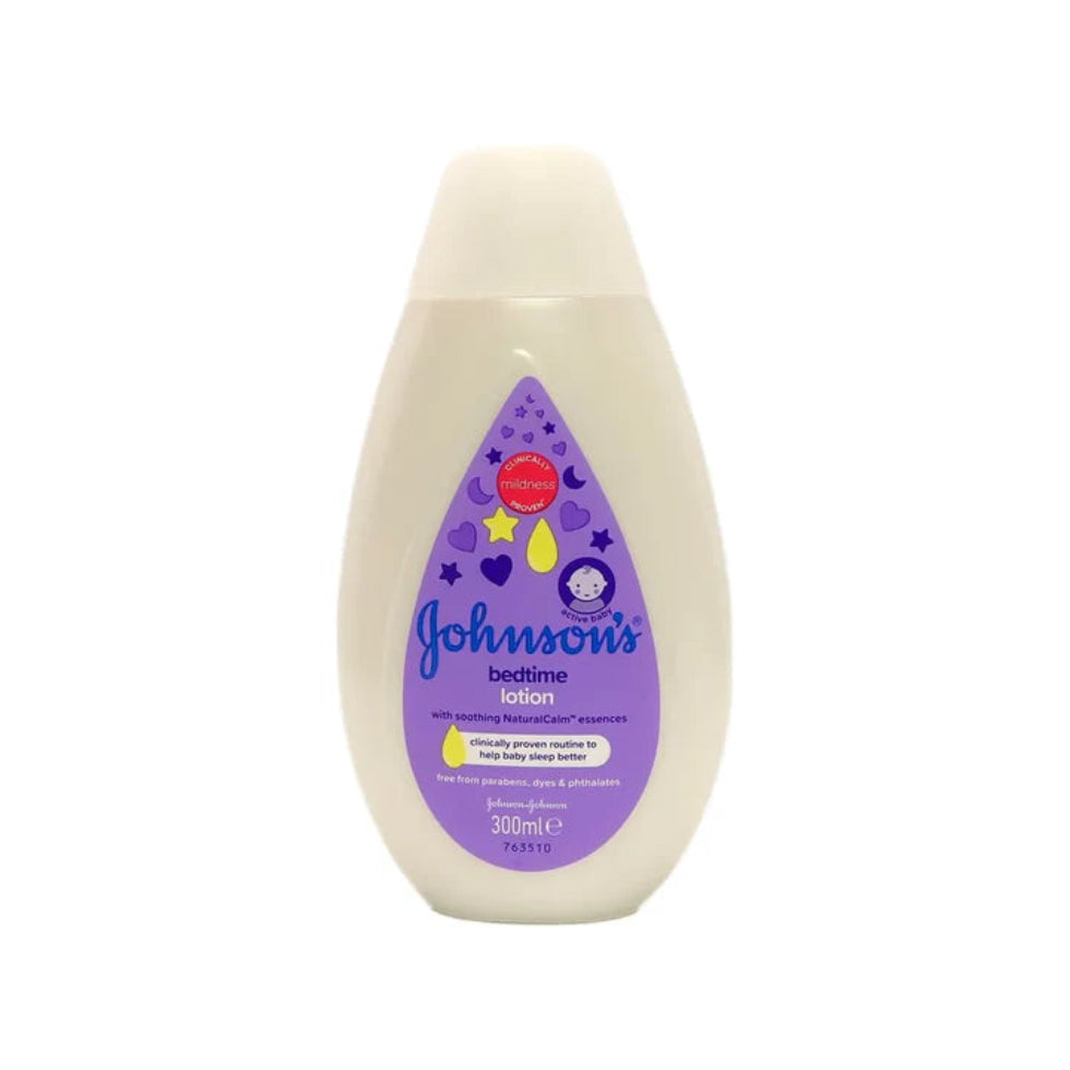 johnsons baby bedtime lotion 300ml for gentle moisturizing soft smooth baby skin calming nighttime routine