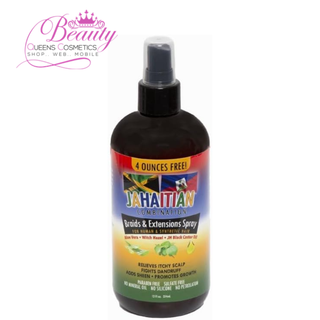 Jahaitian Combinaison Tresses &amp; Extension Spray pour cheveux humains et synthétiques-354ml/12 fl.oz