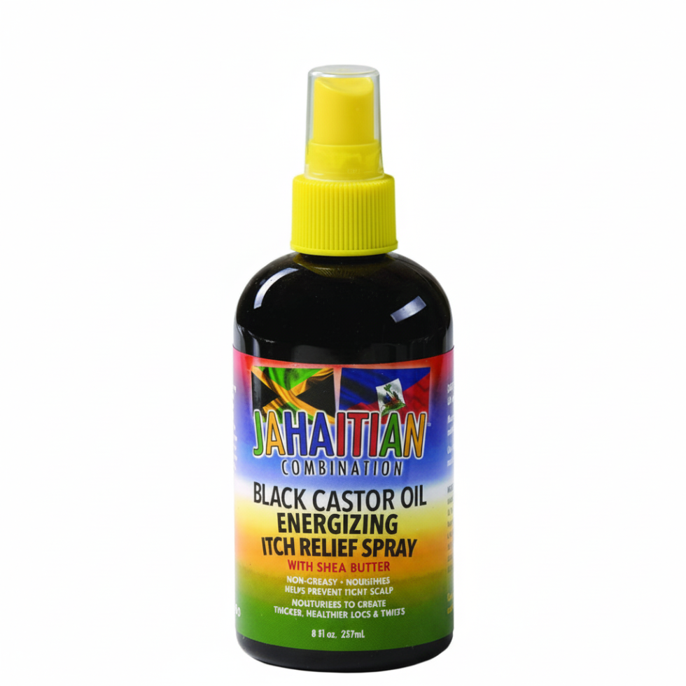 Jahaitian energizing itch relief spray 237ml scalp soothing cooling hair spray for braids and locs