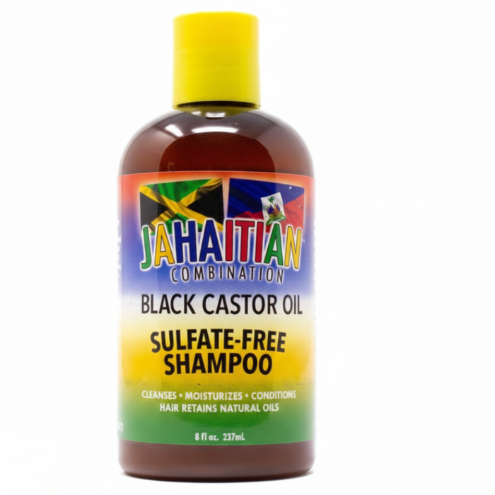 Jahaitian Combination Black Castor Oil Sulfate-Free Shampoo 8oz | Repair Care