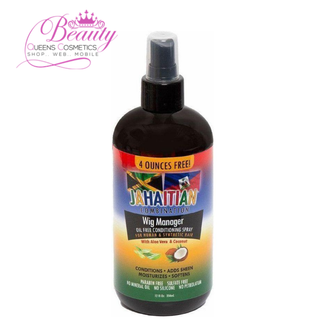 Gestionnaire de perruques combinées Jahaitian pour cheveux humains et synthétiques avec Aloa Vera et noix de coco-354 ml/12 fl.oz