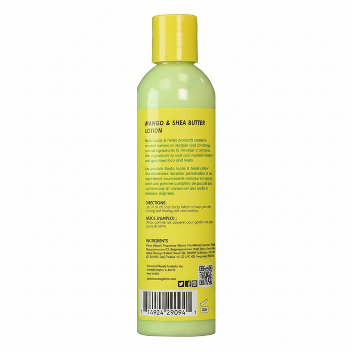 jamaican mango and lime mango and shea butter lotion deeply moisturizes and softens skin