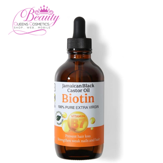 Jamaican Black Castor Oil with Biotin | Cold Pressed Organic Hair Oil