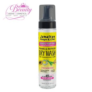 Jamaican Mango & Lime Foams & Refresh Dry Wash 237ml | Clean, Moisturize & Protect Hair