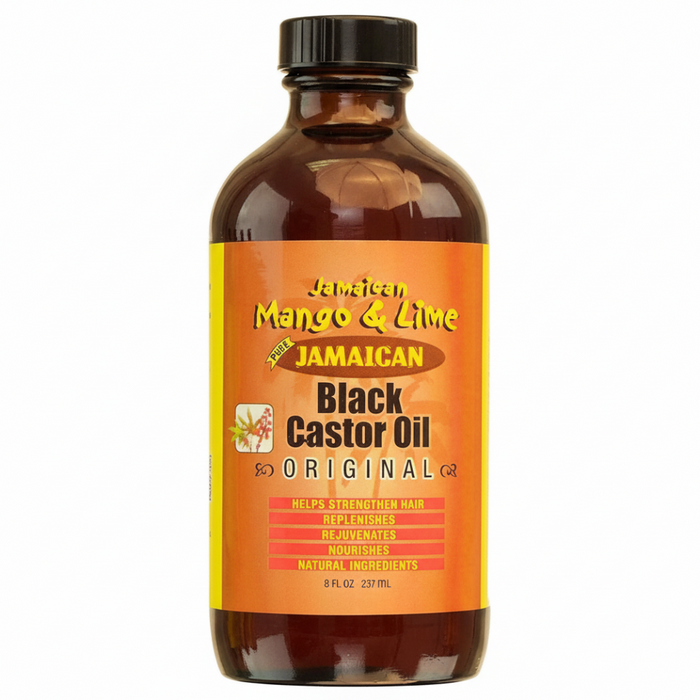Jamaican Mango & Lime Black Castor Oil Original 8oz | Nourish & Hair Growth