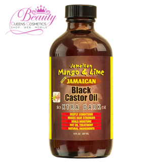 Jamaican Mango & Lime Black Castor Oil Xtra Dark – 8oz Hair Growth & Scalp Care