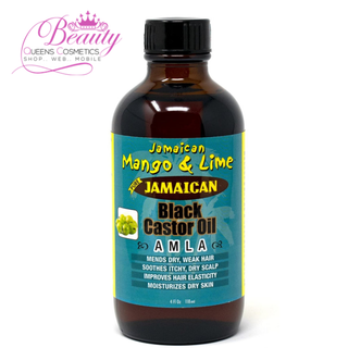 Jamaican Mango & Lime Black Castor Oil with Amla– 118ml Hair Growth & Scalp Care