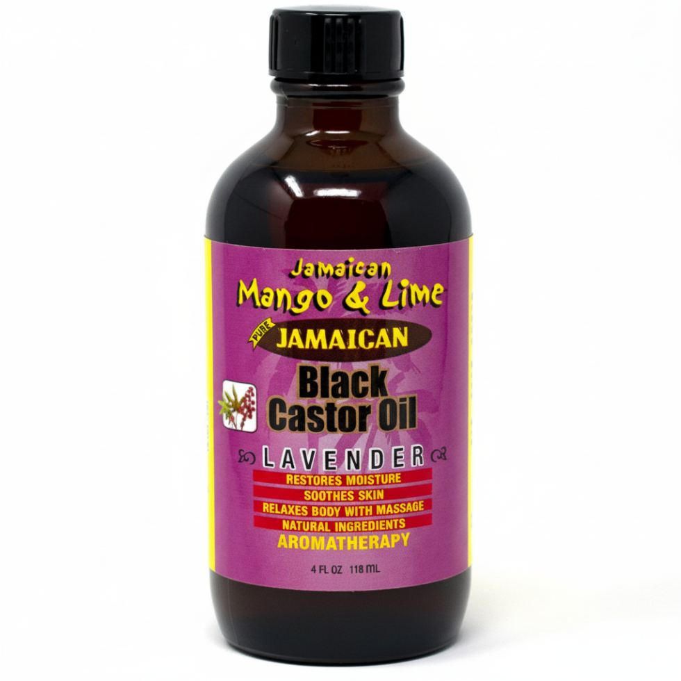 jamaican mango and lime black castor oil lavender moisturizing and strengthening hair oil for scalp and growth