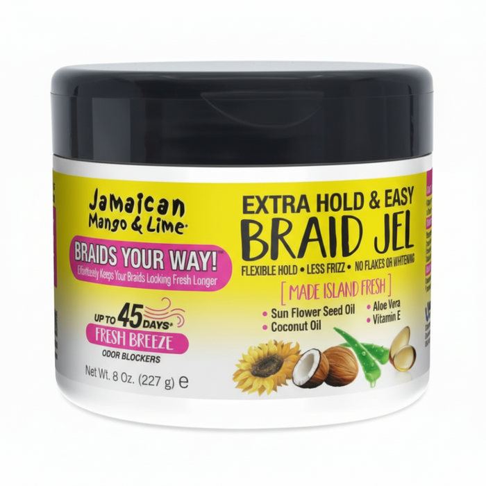 jamaican mango and lime braids your way braid jel extra hold for neat braids and frizz control styling