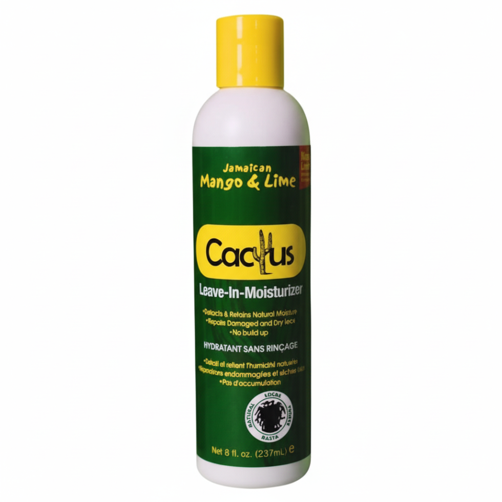 jamaican mango and lime cactus leave in moisturizer hydrates and strengthens locs for soft healthy hair