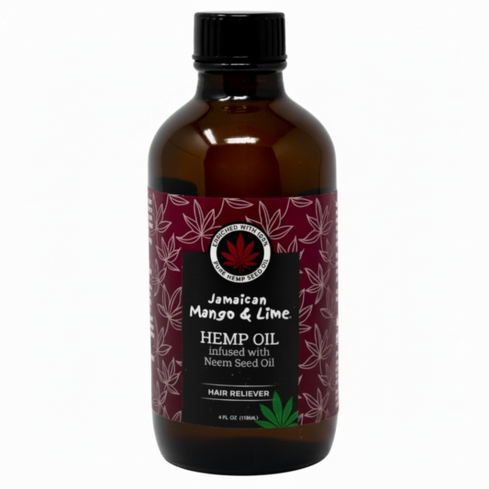 jamaican mango and lime hemp and neem seed oil nourishes hydrates and strengthens hair naturally
