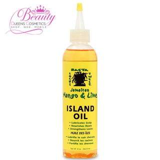 Jamaican Mango & Lime Island Oil 8oz- Nourishing Scalp & Lock Strengthening Oil