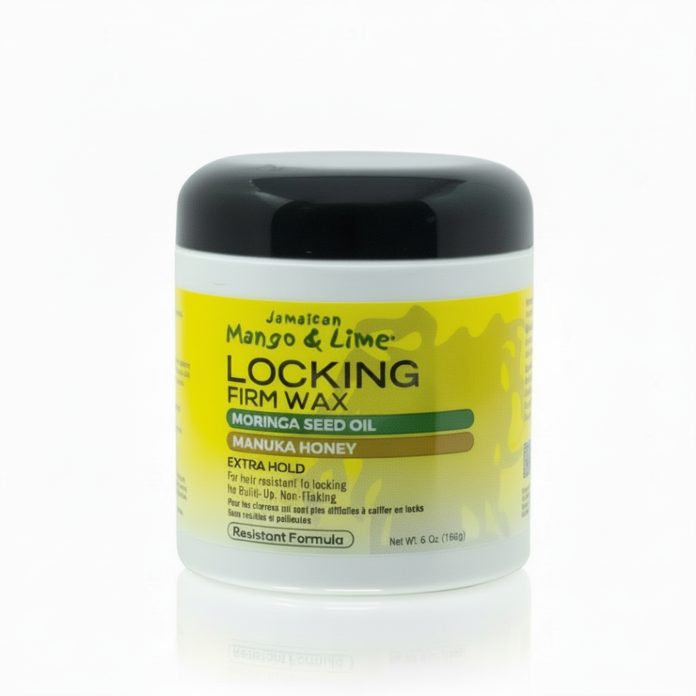jamaican mango and lime moringa seed oil manuka honey locking wax extra strong hold for locs styling