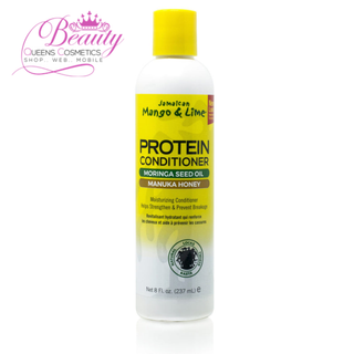 Jamaican Mango & Lime Protein Conditioner 8oz- Strengthen, Moisturize & Protect Hair