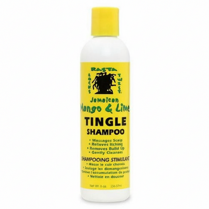 Jamaican Mango & Lime Tingle Shampoo 8oz | Deep Clean & Scalp Itch Relief