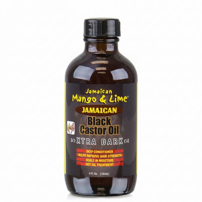 Huile de ricin noire jamaïcaine à la mangue et au citron vert extra foncée 118 ml/4 oz