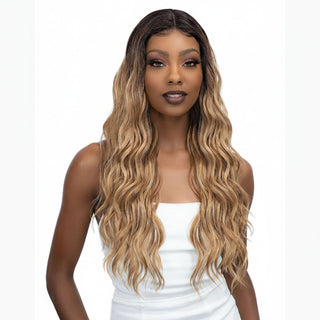 janet collection essentials molly hd lace front wig natural everyday style soft synthetic wig product