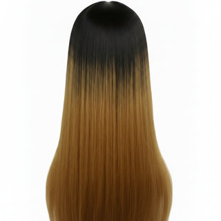 janet collection essentials molly mblyg30 hd lace front wig blended brown highlights natural style synthetic wig product