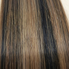 janet collection hh weft weave 28 pieces 1b 30 soft natural hair extensions black with auburn highlights volume length styling
