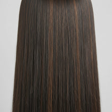 janet collection hh weft weave 28 pieces 1b 33 soft natural hair extensions black with auburn highlights volume length styling