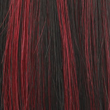 janet collection hh weft weave 28 pieces 1b burgundy soft natural hair extensions black with burgundy highlights volume length styling