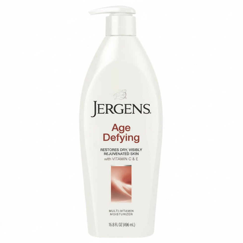 Jergens age defying moisturizer 496ml hydrating lotion smooth soft youthful skin care