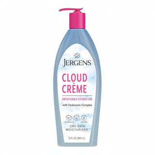 Jergens cloud creme 384ml ultra light hydration soft smooth glowing skin moisturizer