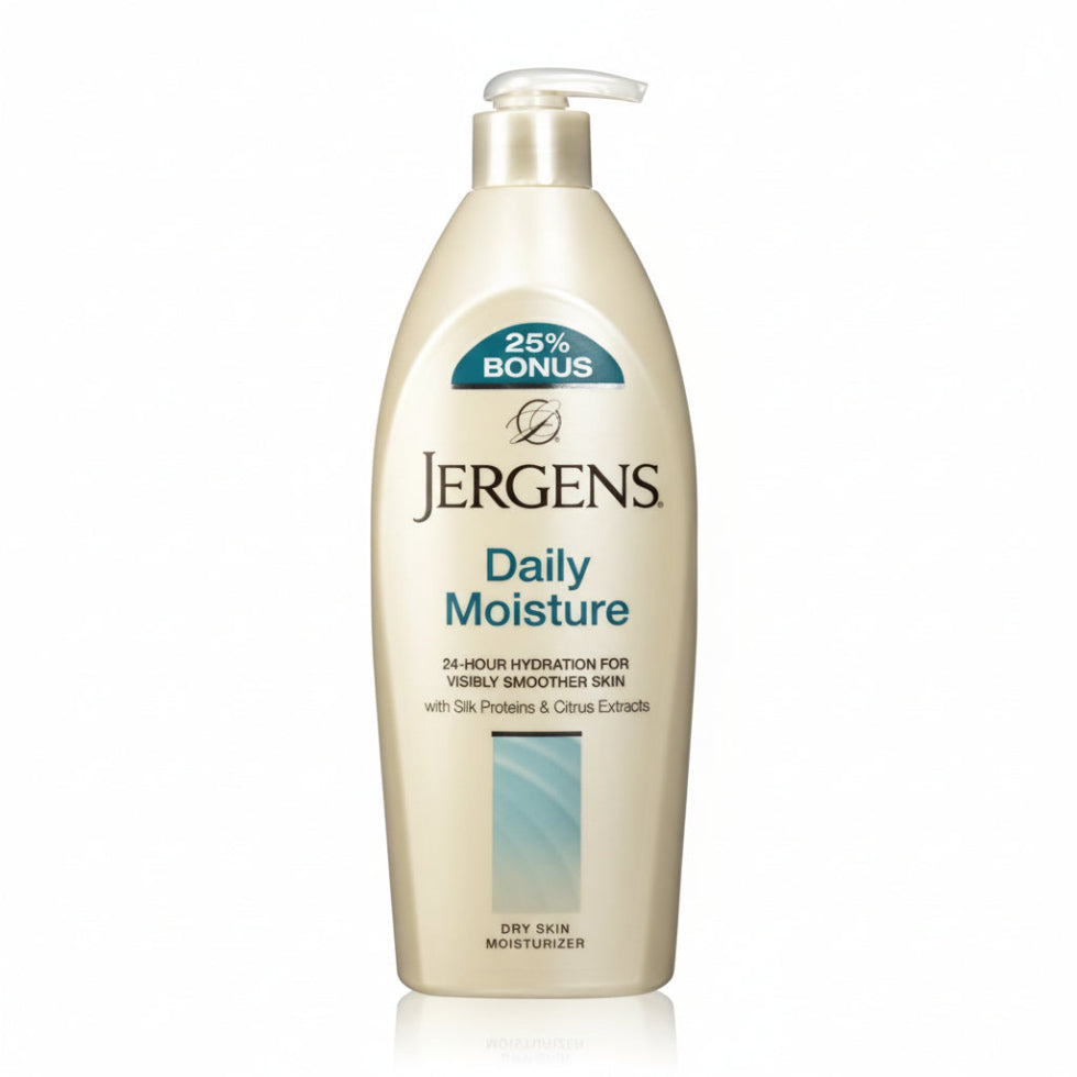 Jergens daily moisture lotion 621ml hydrating body lotion soft smooth skin daily care