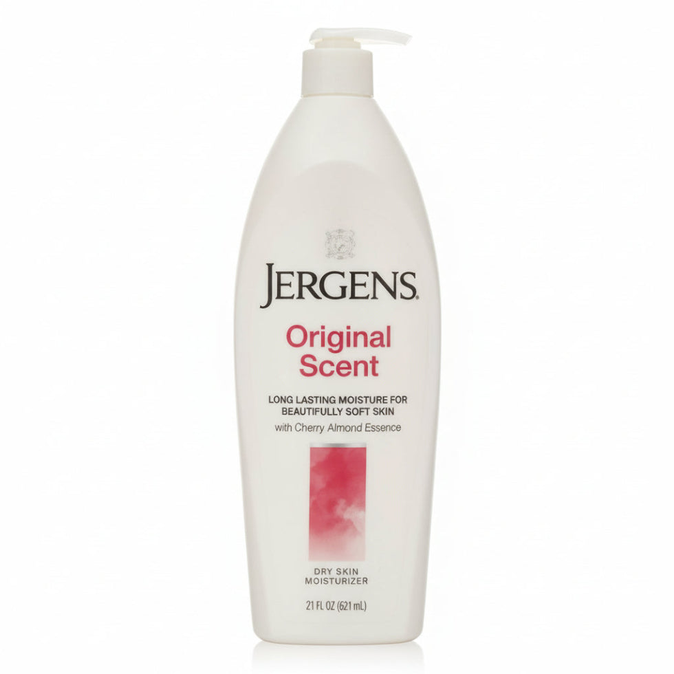 Jergens original scent lotion 621ml classic hydration soft smooth skin cherry almond