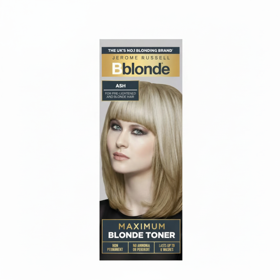 jerome russell ash blonde toner 75ml cool blonde hair toner brass control salon blonde care product