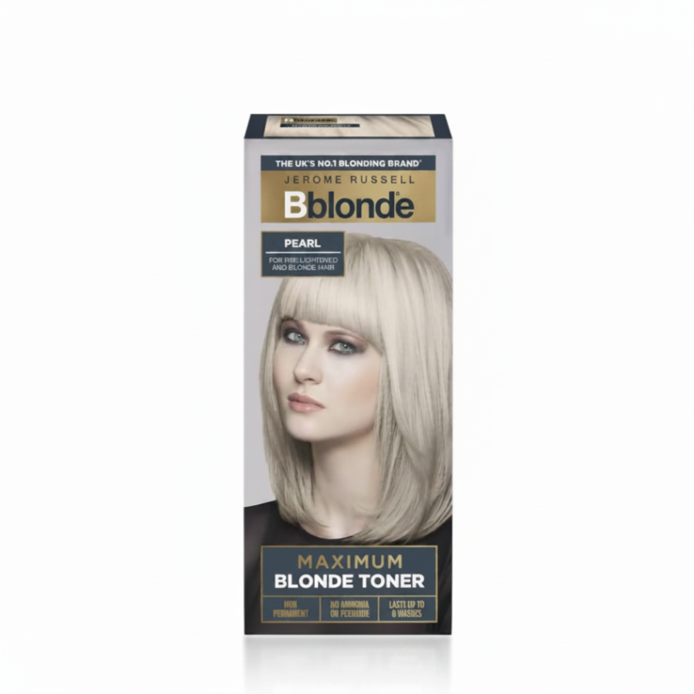 jerome russell pearl blonde toner 75ml cool blonde hair toner brass control pearl blonde care product