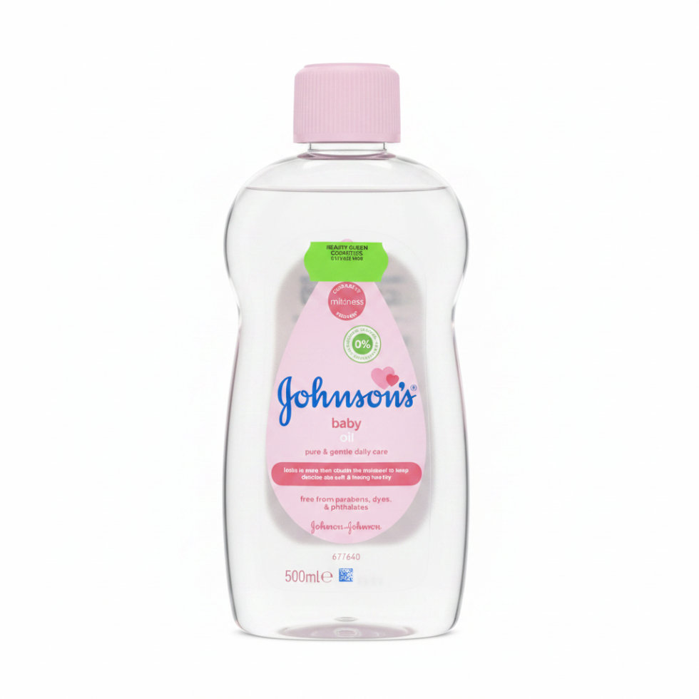 johnson baby oil 500ml for gentle moisture lock soft smooth hydrated skin ideal for baby massage daily care
