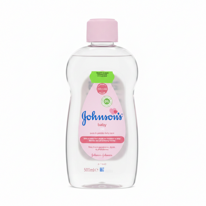 johnson baby oil 500ml for gentle moisture lock soft smooth hydrated skin ideal for baby massage daily care