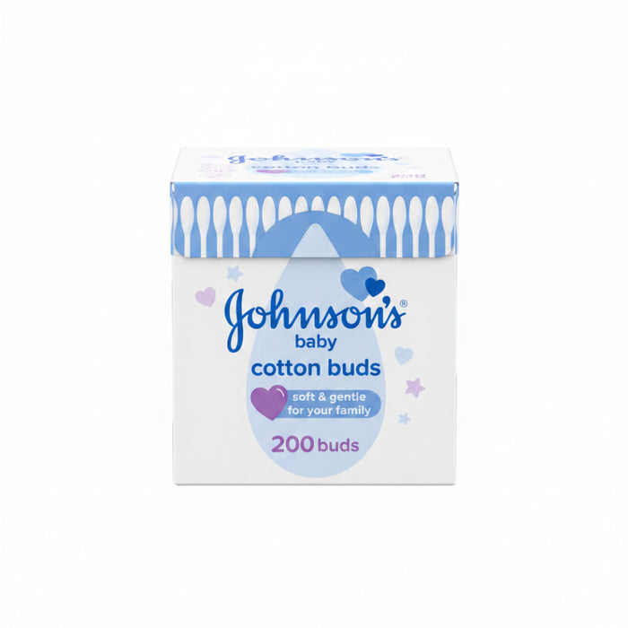 johnsons baby cotton buds 200pcs soft gentle cotton tips for baby care hygiene and family use
