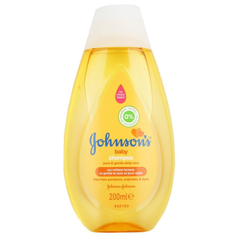 johnsons baby shampoo 200ml for gentle tear free cleansing soft smooth healthy baby hair daily use