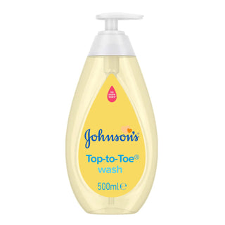 johnsons baby top to toe wash 500ml for gentle tear free cleansing soft clean healthy baby skin and hair