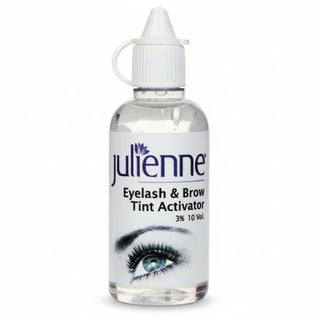 julienne eyelash brow tint activator 3 percent 10 vol professional tint developer