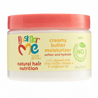 Just For Me creamy butter moisturizer 340g daily curl hydration for soft smooth and manageable natural hair