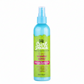 Just For Me Curl Peace 5 in 1 wonder spray 237ml leave in curl care for detangling moisturizing and frizz control curls