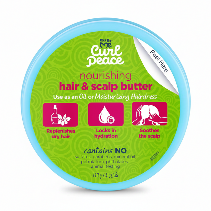 Just For Me Curl Peace Hair & Scalp Butter 113g | Deep Moisture for Curls