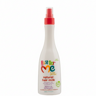 Just For Me natural hair milk leave in detangler 295ml for moisture detangling and heat protection for curls