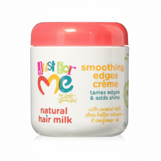 Just For Me smoothing edges creme 170g for kids curly hair edge control frizz control and sleek styles