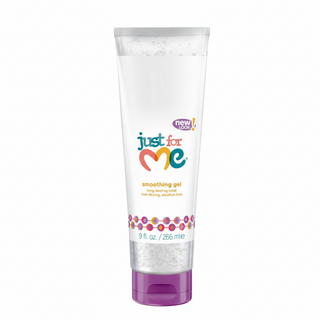 Just For Me smoothing gel 266ml alcohol free strong hold frizz control gel for sleek styles and edges