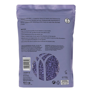Just wax flexiwax sensitive lavender aloe hot wax beads 700g for stripless smooth gentle hair removal