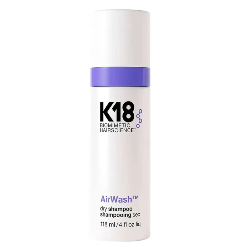 K18 AirWash dry shampoo 118ml oil absorbing scalp refresh spray no residue formula