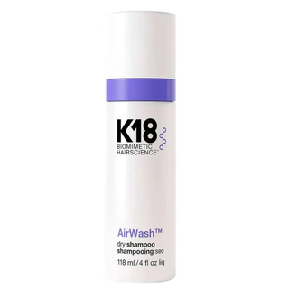 K18 AirWash dry shampoo 118ml oil absorbing scalp refresh spray no residue formula