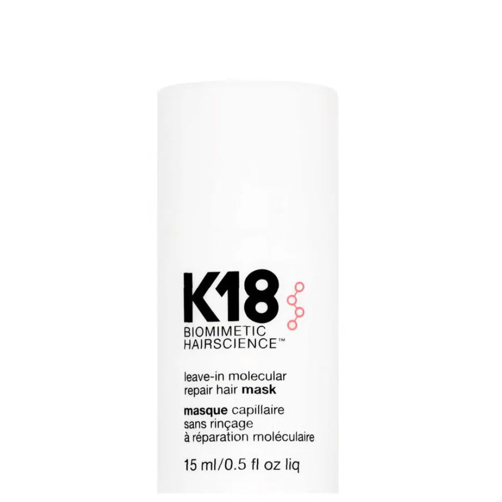 K18 leave in molecular repair hair mask 15ml damage repair treatment for strong healthy hair