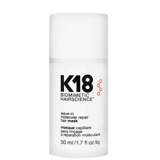 K18 leave in molecular repair hair mask 50ml for deep damage repair and hair strengthening